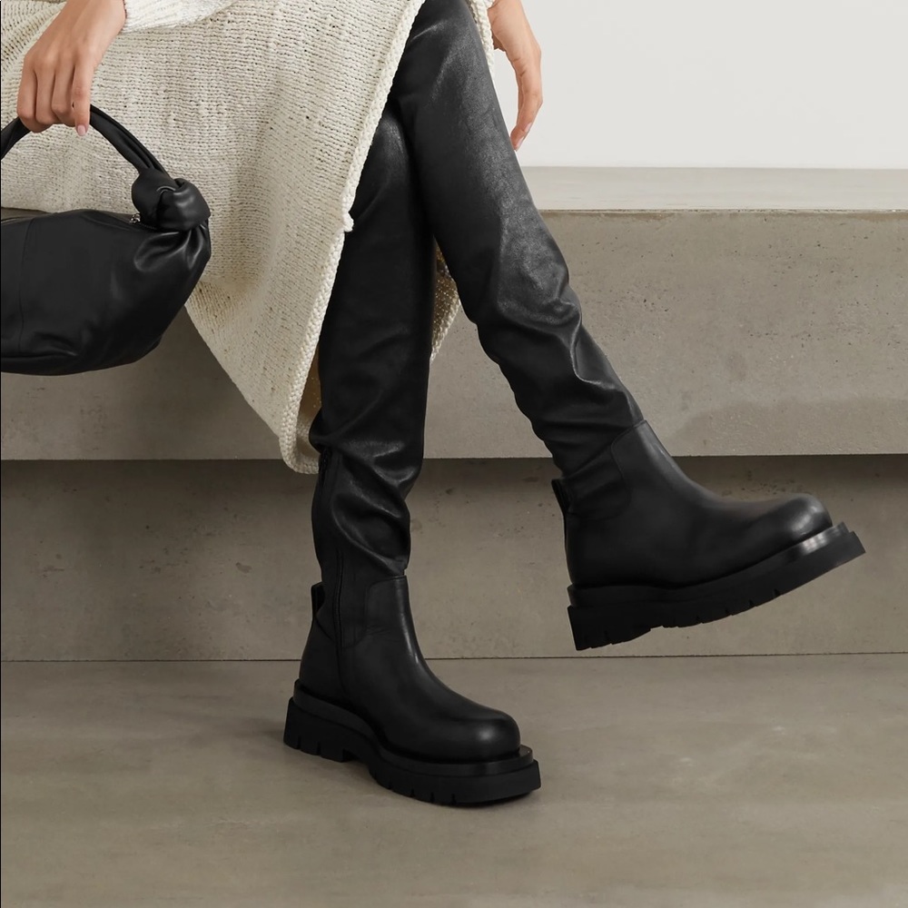 ISO Lug Sole Over the Knee Boots!